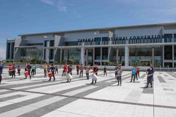 corporate drumming for distanced teams