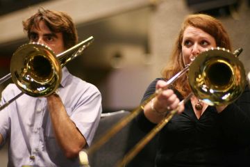 orchestrate music team building activity