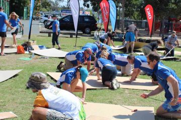 flat out afloat fun team building challenge