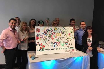 team building painting activity