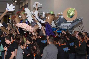 fun creative team building challenge