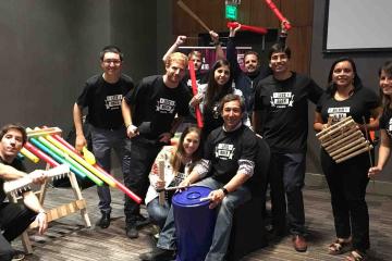 music team building activity catalyst chile