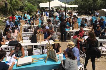 artistic team building activity catalyst chile