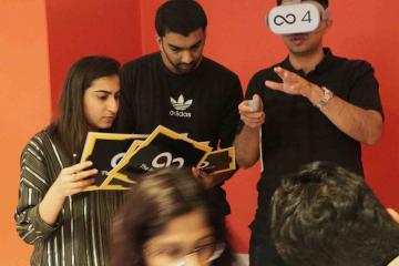 Vr team building game