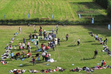 creative charity team building event