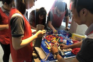 chain reaction team building activity