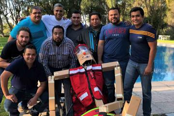 fun creative team building challenge