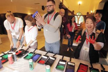 Corporate painting activity