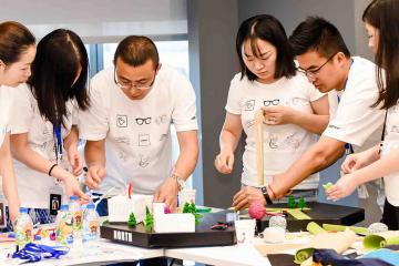 city build creative team building activity catalyst china