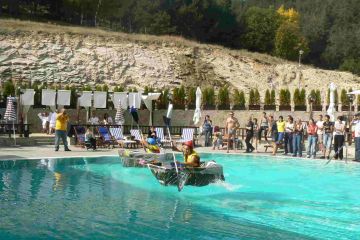 Flat Out Afloat fun team building in Bulgaria