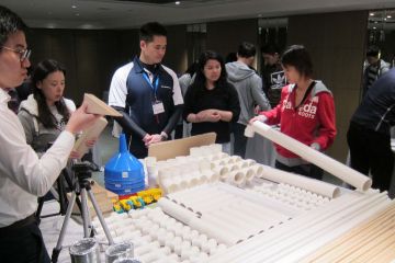 chain reaction innovative team building activity