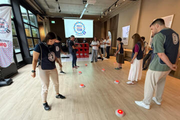 Continuous improvement team building activity for workplace performance