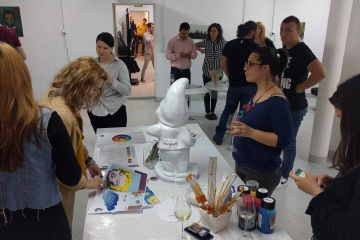 think art creative team building activity