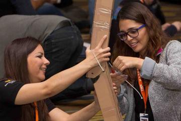 fun creative team building challenge