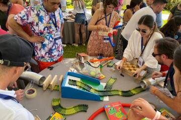 chain reaction team building activity