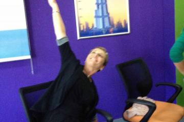 	head to toe corporate relaxation team exercises head