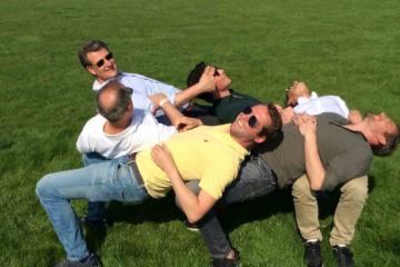 	People playing human skills activity