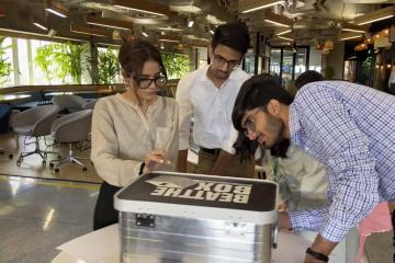 beat the box team building activity