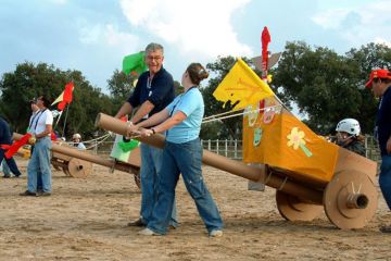 	flat out chariot creative team building program