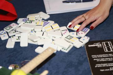 the domino effect creative team building activity